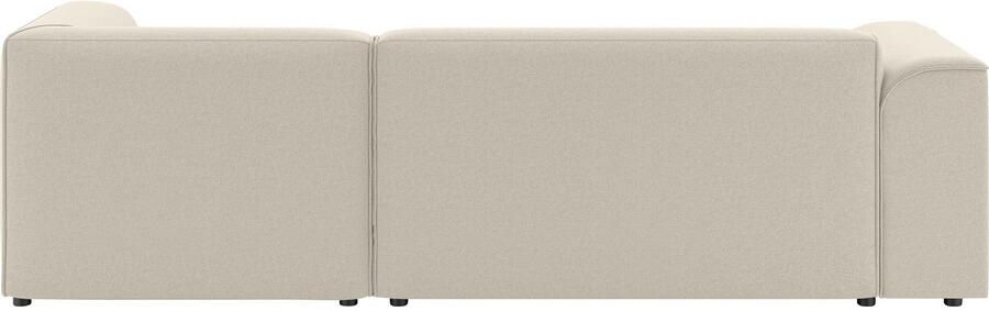 INOSIGN Hoekbank MERID L-vorm (257 cm) tijdloos & stijlvol ontwerp Uitgebreid gepolsterd in cord chenille en structuur - Foto 5