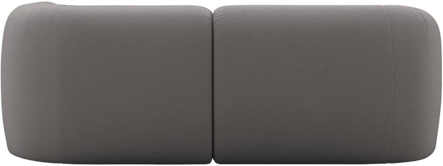 INOSIGN Hoekbank Nergal compacte afmetingen Breedte 216cm organisch design L-vorm Modern ontwerp eenvoudige uitstraling stijlvolle blikvanger in de woonkamer - Foto 5