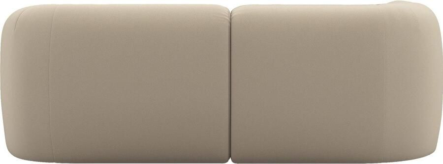 INOSIGN Hoekbank Nergal compacte afmetingen Breedte 216cm organisch design L-vorm Modern ontwerp eenvoudige uitstraling stijlvolle blikvanger in de woonkamer - Foto 4