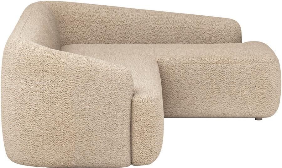 INOSIGN Hoekbank Nergal organisch design Breedte 296cm L-vorm Modern ontwerp eenvoudige uitstraling stijlvolle blikvanger in de woonkamer - Foto 2