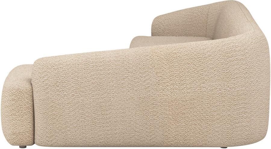 INOSIGN Hoekbank Nergal organisch design Breedte 296cm L-vorm Modern ontwerp eenvoudige uitstraling stijlvolle blikvanger in de woonkamer - Foto 3