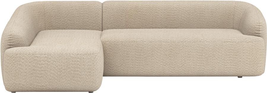 INOSIGN Hoekbank Nergal organisch design Breedte 296cm L-vorm Modern ontwerp eenvoudige uitstraling stijlvolle blikvanger in de woonkamer - Foto 6