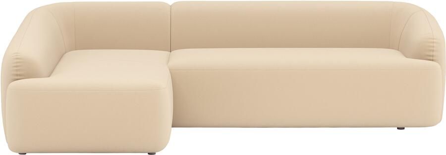 INOSIGN Hoekbank Nergal organisch design Breedte 296cm L-vorm Modern ontwerp eenvoudige uitstraling stijlvolle blikvanger in de woonkamer - Foto 6