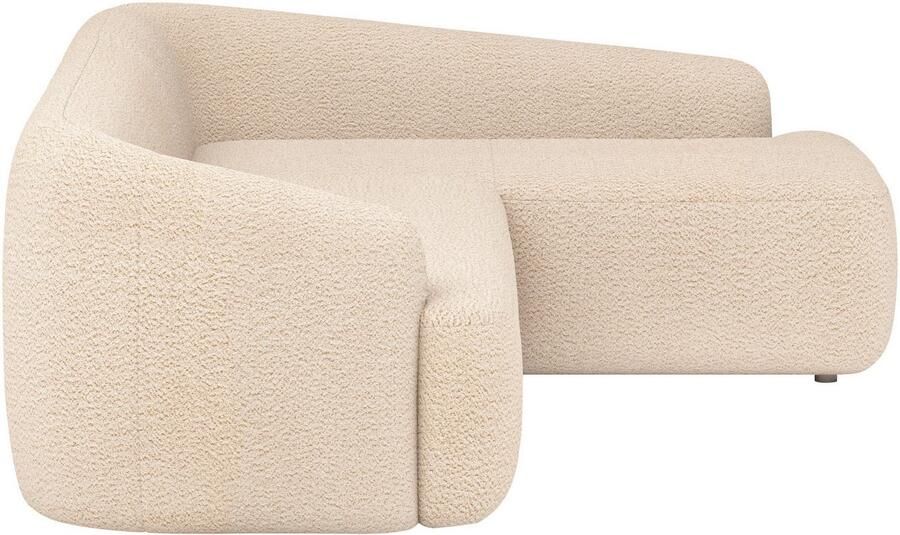 INOSIGN Hoekbank Nergal organisch design Breedte 296cm L-vorm Modern ontwerp eenvoudige uitstraling stijlvolle blikvanger in de woonkamer - Foto 2