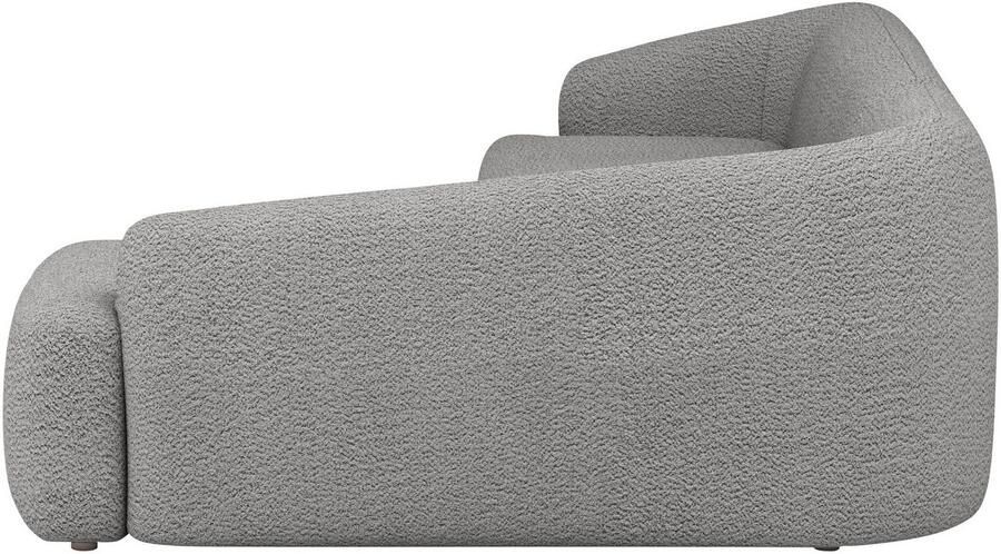 INOSIGN Hoekbank Nergal organisch design Breedte 296cm L-vorm Modern ontwerp eenvoudige uitstraling stijlvolle blikvanger in de woonkamer - Foto 2