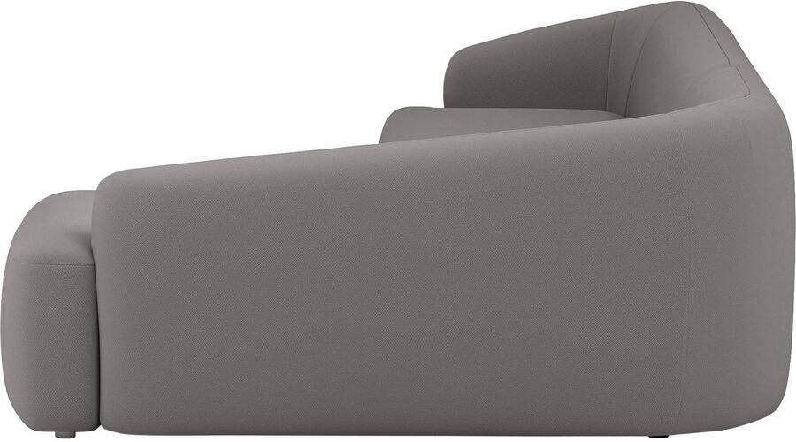 INOSIGN Hoekbank Nergal organisch design Breedte 296cm L-vorm Modern ontwerp eenvoudige uitstraling stijlvolle blikvanger in de woonkamer - Foto 3