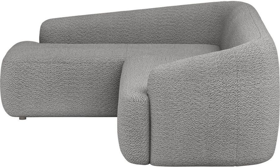 INOSIGN Hoekbank Nergal organisch design Breedte 296cm L-vorm Modern ontwerp eenvoudige uitstraling stijlvolle blikvanger in de woonkamer - Foto 2