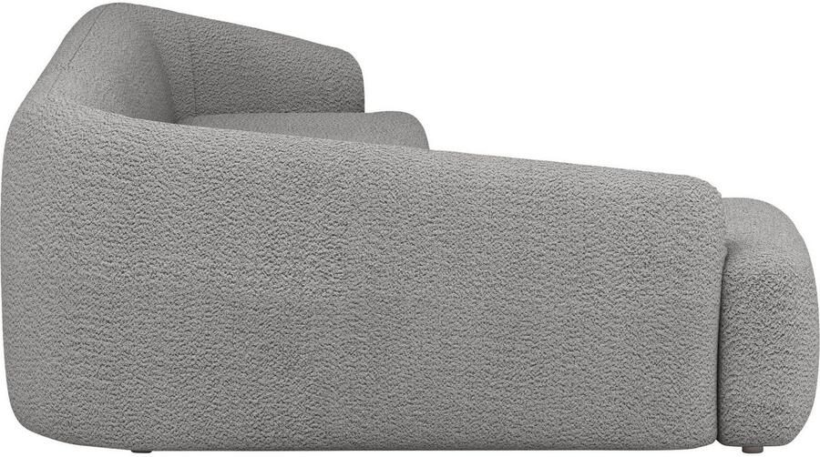 INOSIGN Hoekbank Nergal organisch design Breedte 296cm L-vorm Modern ontwerp eenvoudige uitstraling stijlvolle blikvanger in de woonkamer - Foto 3