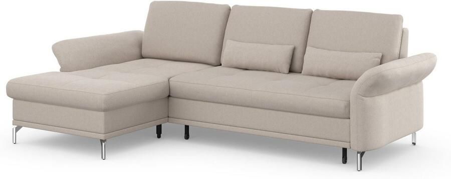 INOSIGN Hoekbank Palm Beach L-vorm Binnenvering met zitdiepteverstelling naar keuze met slaapfunctie - Foto 9