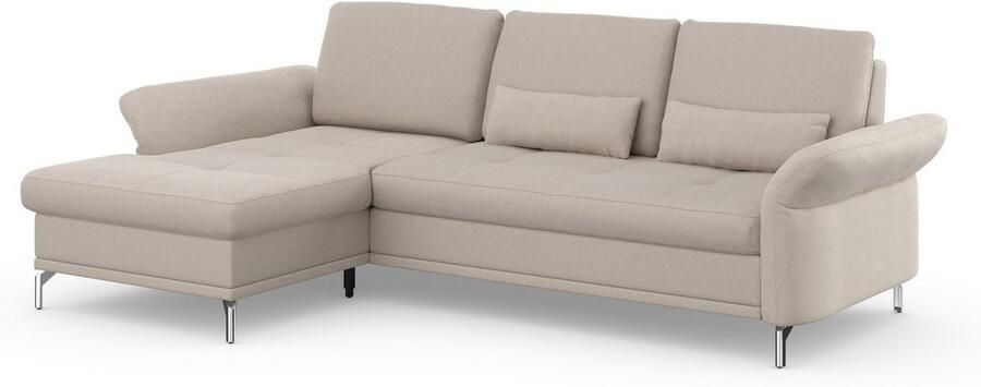 INOSIGN Hoekbank Palm Beach L-vorm Binnenvering met zitdiepteverstelling naar keuze met slaapfunctie - Foto 6