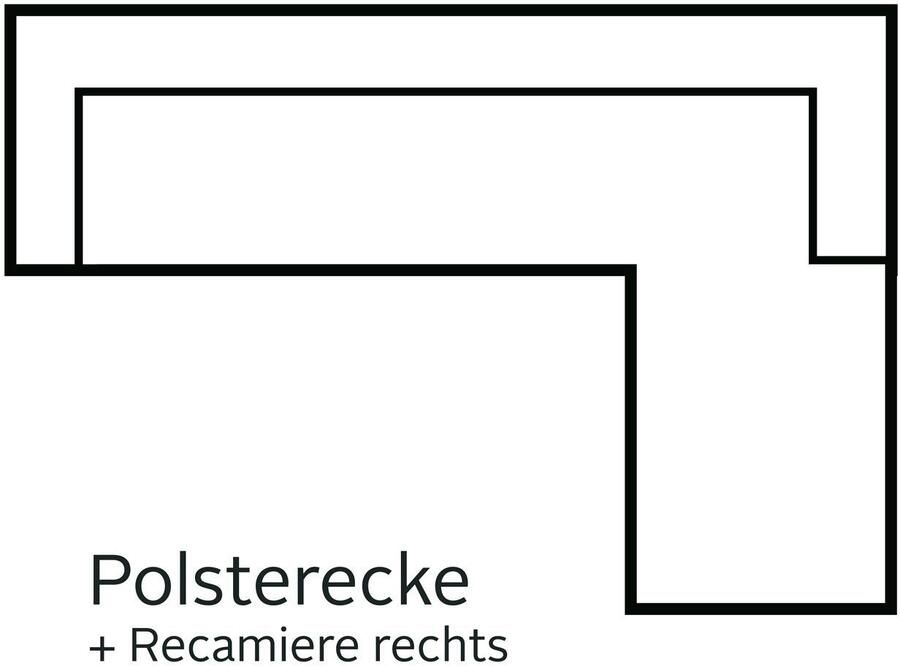 INOSIGN Hoekbank Sapporo L-vorm naar keuze slaapfunctie of verstelbare zitdiepte binnenvering - Foto 2
