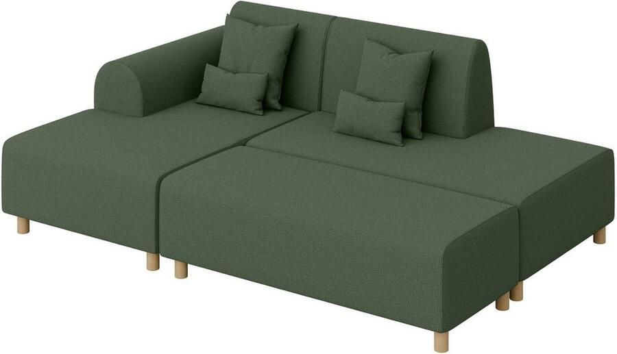 INOSIGN Hoekbank Suyala L-vorm met poef - Foto 2