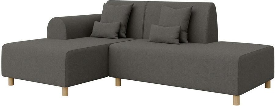 INOSIGN Hoekbank Suyala L-vorm met poef - Foto 4