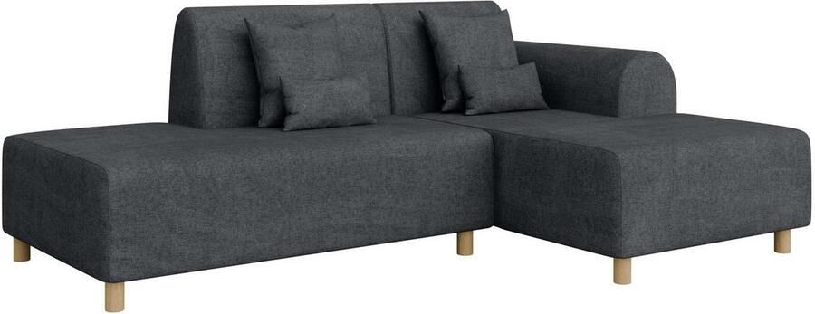 INOSIGN Hoekbank Suyala L-vorm met poef - Foto 2