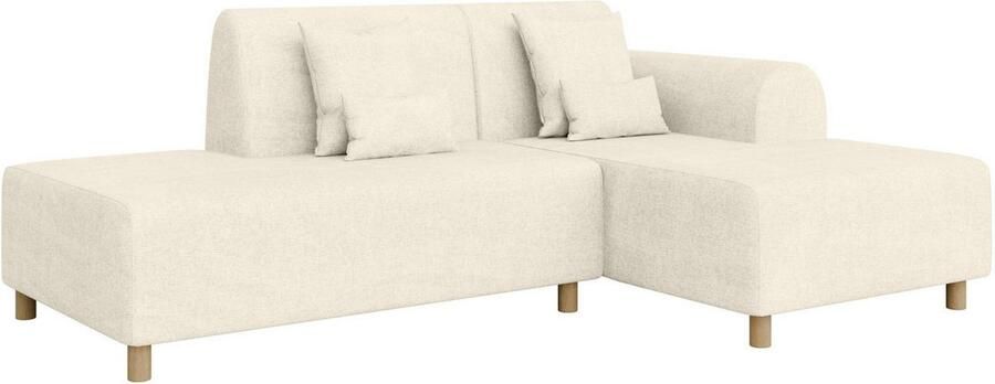 INOSIGN Hoekbank Suyala L-vorm met poef - Foto 4