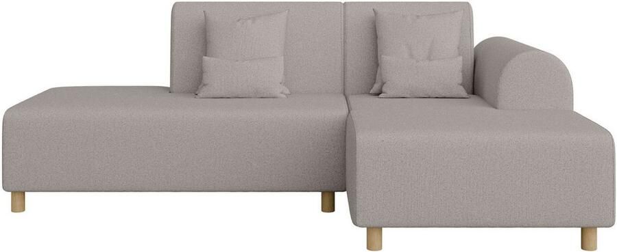 INOSIGN Hoekbank Suyala L-vorm met poef