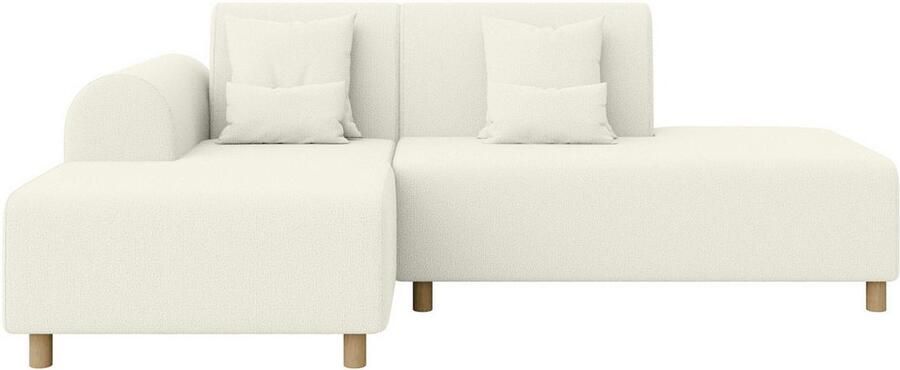 INOSIGN Hoekbank Suyala L-vorm met poef