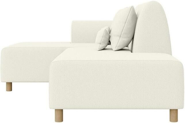 INOSIGN Hoekbank Suyala L-vorm met poef - Foto 4