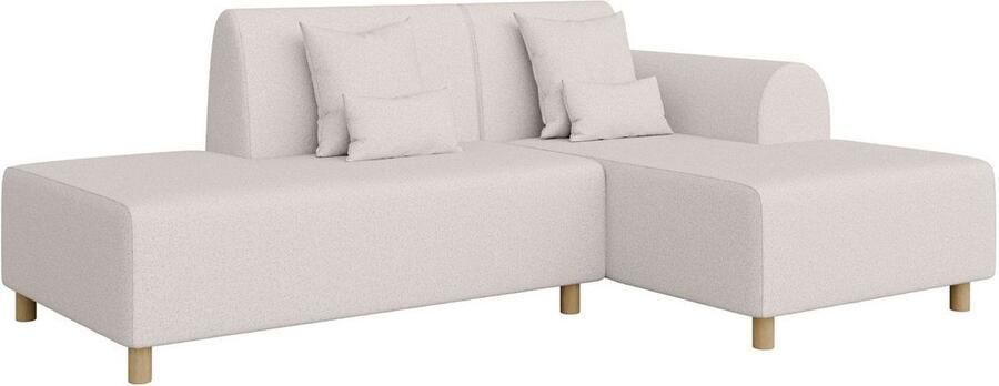 INOSIGN Hoekbank Suyala L-vorm met poef - Foto 4