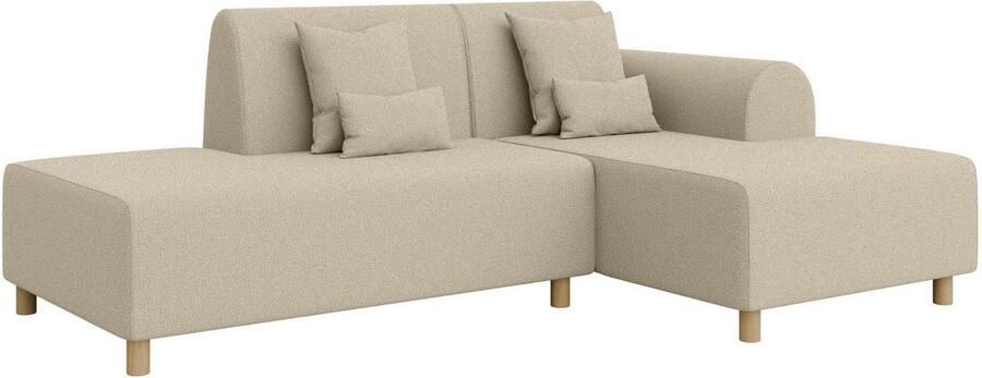 INOSIGN Hoekbank Suyala L-vorm met poef - Foto 2