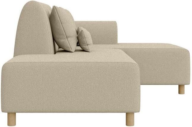 INOSIGN Hoekbank Suyala L-vorm met poef - Foto 4