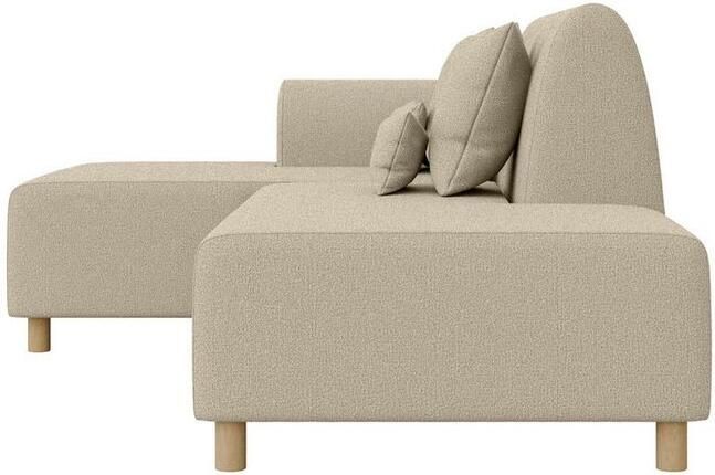 INOSIGN Hoekbank Suyala L-vorm met poef - Foto 4