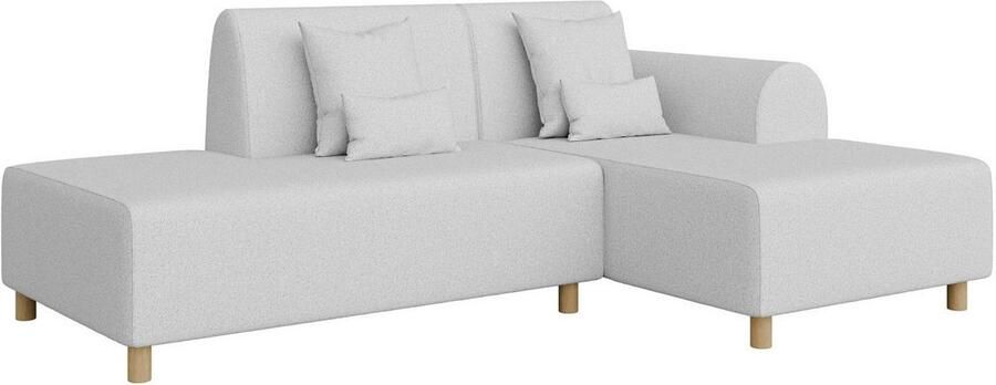 INOSIGN Hoekbank Suyala L-vorm met poef - Foto 4