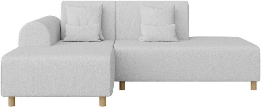 INOSIGN Hoekbank Suyala L-vorm met poef