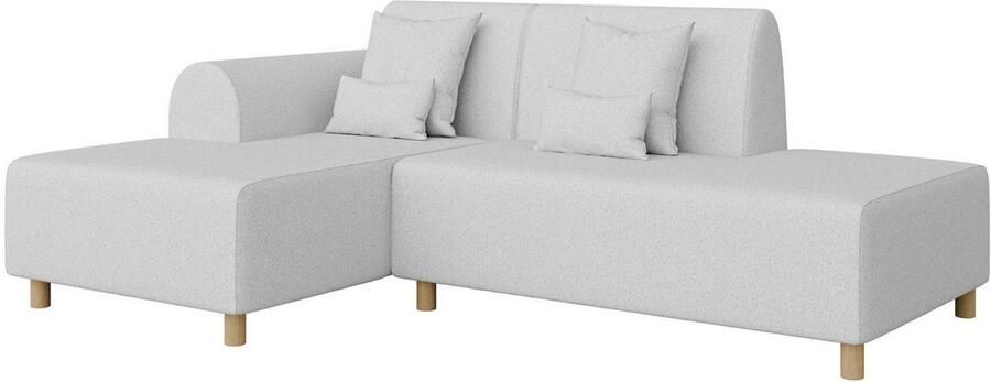 INOSIGN Hoekbank Suyala L-vorm met poef - Foto 4