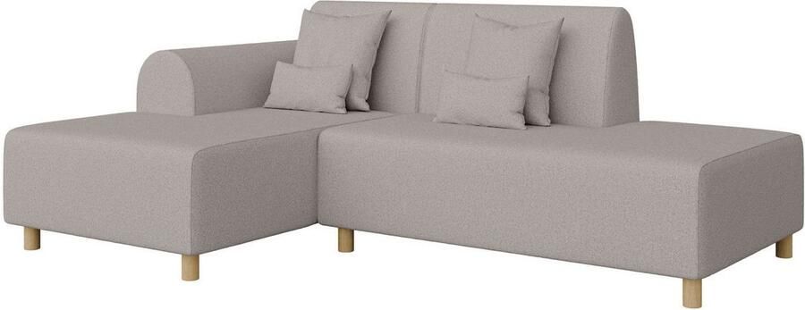 INOSIGN Hoekbank Suyala L-vorm met poef - Foto 2