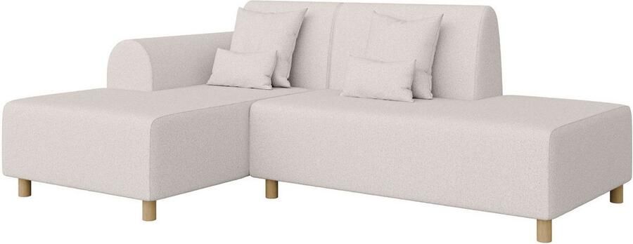 INOSIGN Hoekbank Suyala L-vorm met poef - Foto 4