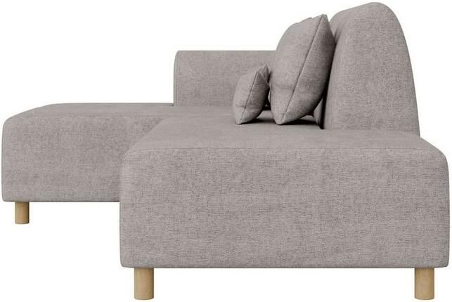 INOSIGN Hoekbank Suyala L-vorm met poef - Foto 4