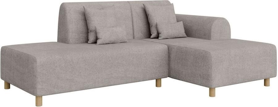 INOSIGN Hoekbank Suyala L-vorm met poef - Foto 4