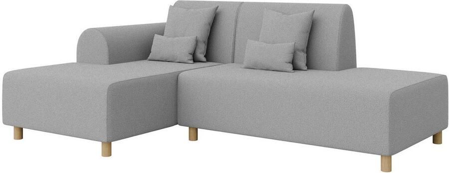 INOSIGN Hoekbank Suyala L-vorm met poef - Foto 2