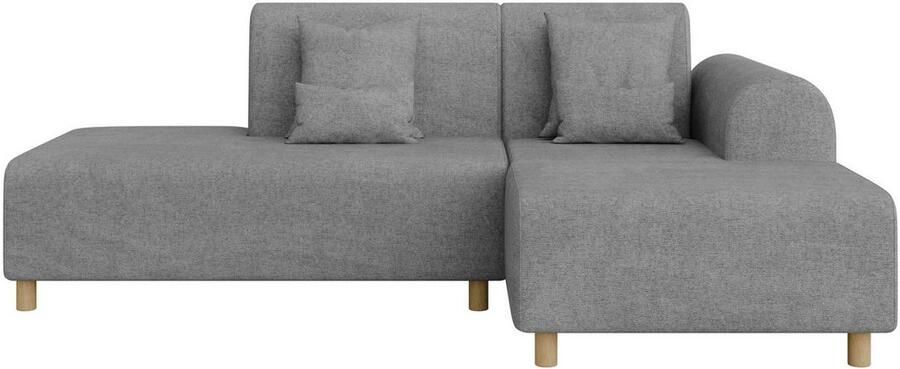 INOSIGN Hoekbank Suyala L-vorm met poef