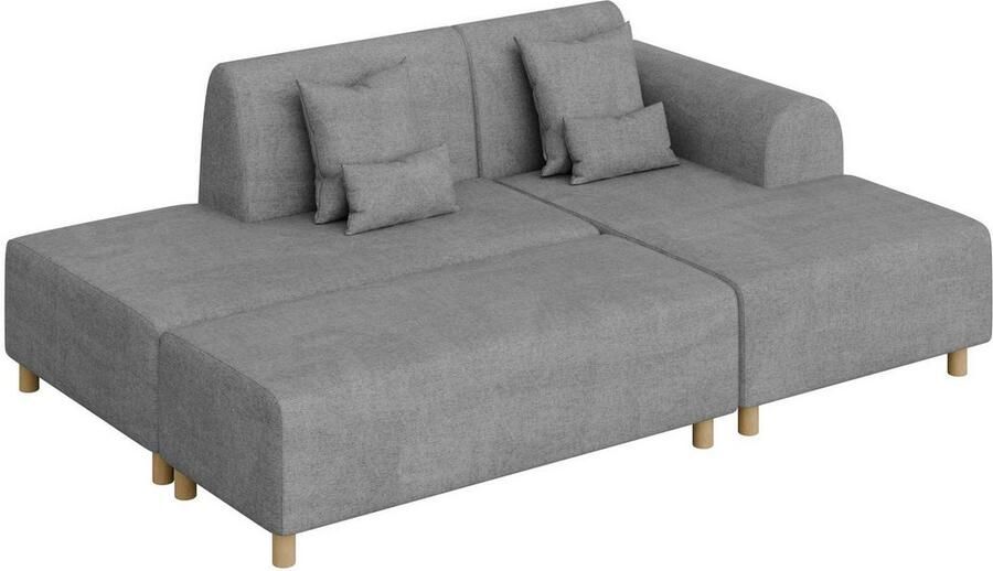 INOSIGN Hoekbank Suyala L-vorm met poef - Foto 2