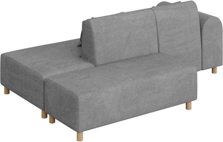 INOSIGN Hoekbank Suyala L-vorm met poef