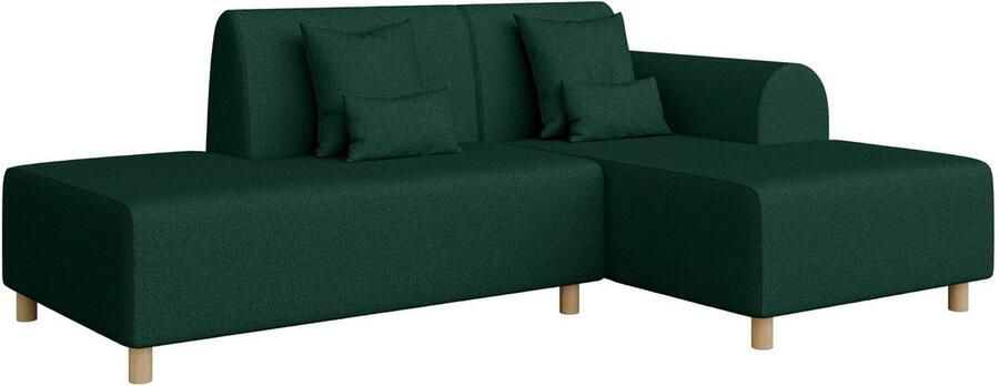 INOSIGN Hoekbank Suyala L-vorm met poef - Foto 4