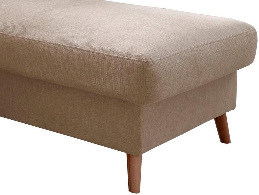 INOSIGN Hoekbank Valentina L-vorm 2 sierkussens met zijvak uittrekbare matrasbodem bedbox