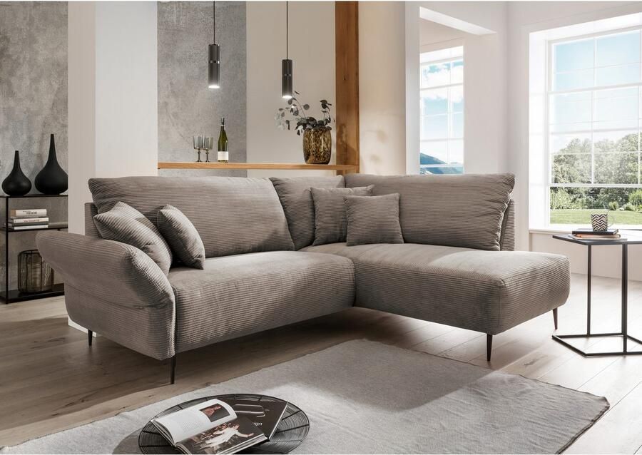 INOSIGN Hoekbank Vanilla L-vorm Armleuningfunctie - Foto 4