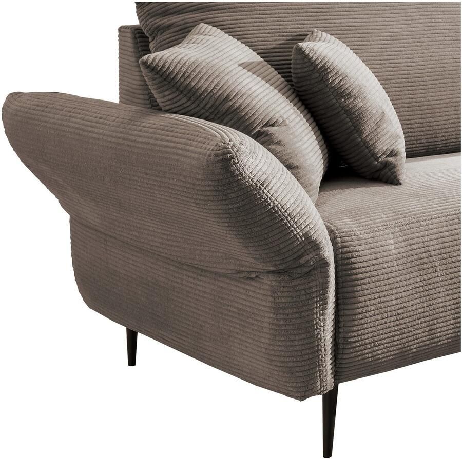 INOSIGN Hoekbank Vanilla L-vorm Armleuningfunctie