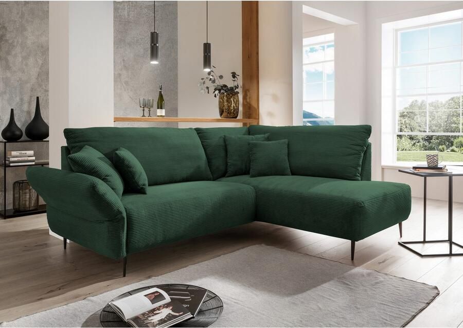 INOSIGN Hoekbank Vanilla L-vorm Armleuningfunctie - Foto 4