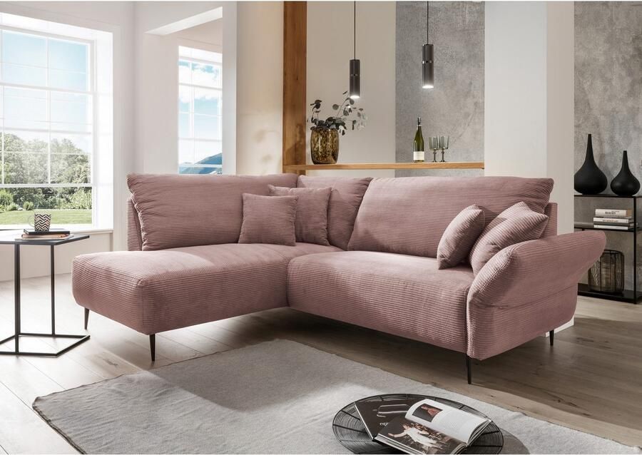 INOSIGN Hoekbank Vanilla L-vorm Armleuningfunctie - Foto 3