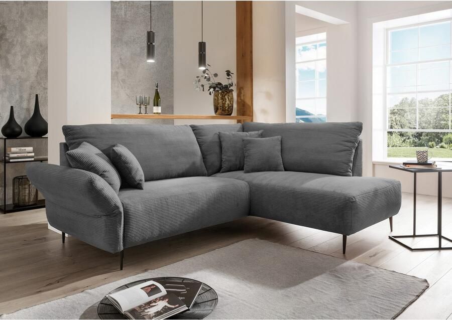 INOSIGN Hoekbank Vanilla L-vorm Armleuningfunctie - Foto 3