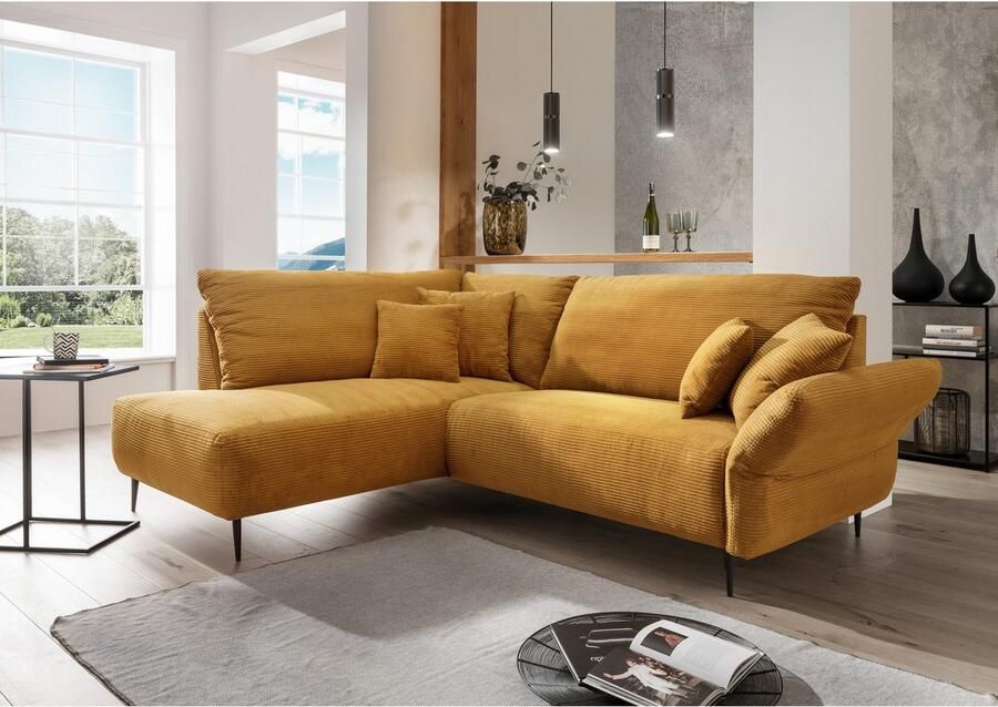 INOSIGN Hoekbank Vanilla L-vorm Armleuningfunctie - Foto 4