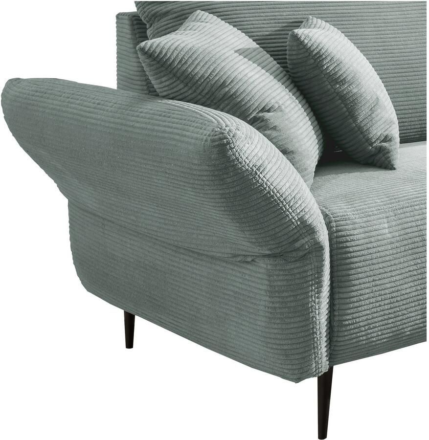 INOSIGN Hoekbank Vanilla L-vorm Armleuningfunctie