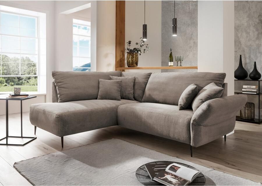 INOSIGN Hoekbank Vanilla L-vorm Armleuningfunctie - Foto 4