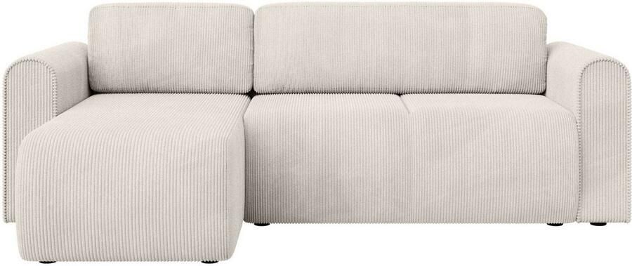 INOSIGN Hoekbank Zacharia optioneel slaapbank met opbergruimte B D H 250 166 86 cm L-vorm met golfondersteuning recamière aan beide zijden te monteren - Foto 10