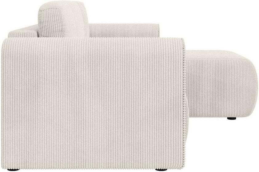 INOSIGN Hoekbank Zacharia optioneel slaapbank met opbergruimte B D H 250 166 86 cm L-vorm met golfondersteuning recamière aan beide zijden te monteren - Foto 3