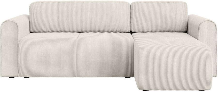 INOSIGN Hoekbank Zacharia optioneel slaapbank met opbergruimte B D H 250 166 86 cm L-vorm met golfondersteuning recamière aan beide zijden te monteren - Foto 11